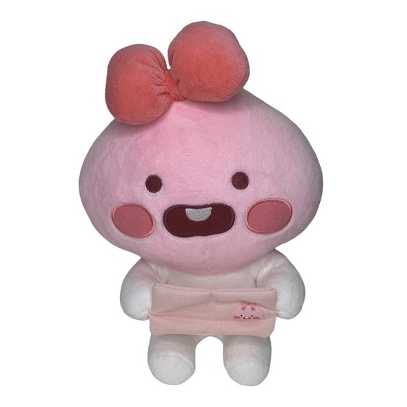 KAKAO FRIENDS Apeach Doll 11" Plush Toy Soft Figure RARE Clean Sanitized - Picture 1 of 10